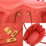 HERMES エルメス バーキン 35 ローズジャイプール □R刻印(2014年頃) レディース トリヨンクレマンス ハンドバッグ Aランク 中古 銀蔵