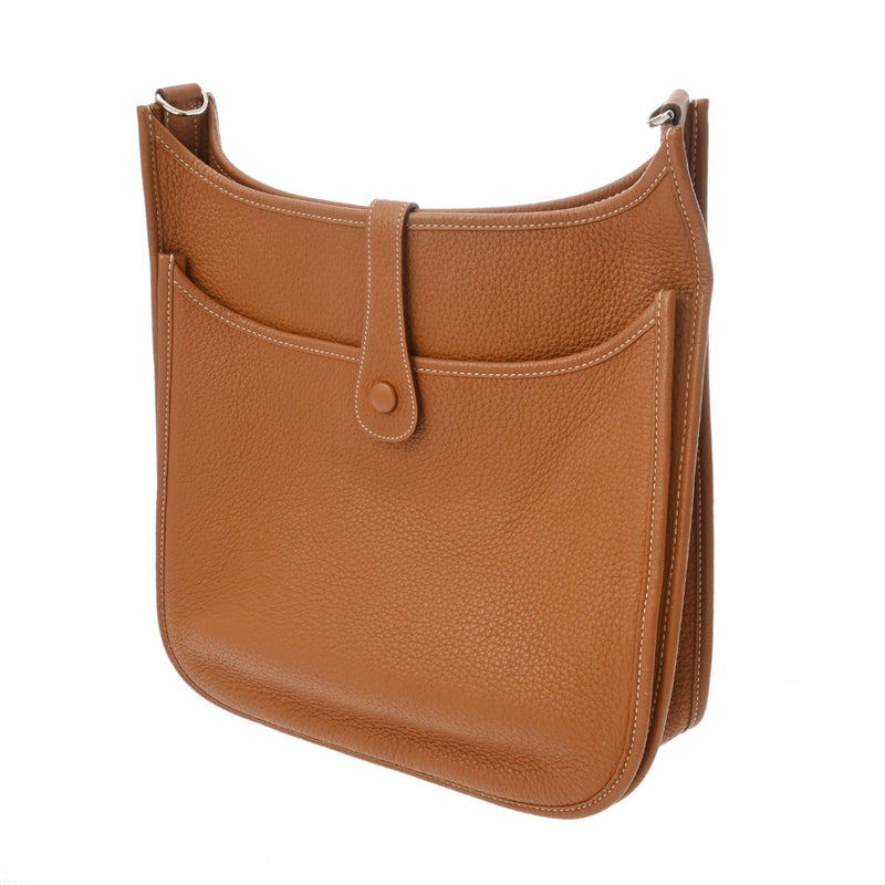 HERMES エルメス エブリン エヴリン3 PM ゴールド □L刻印(2008年頃) ユニセックス トリヨンクレマンス ショルダーバッグ ABランク 中古 銀蔵