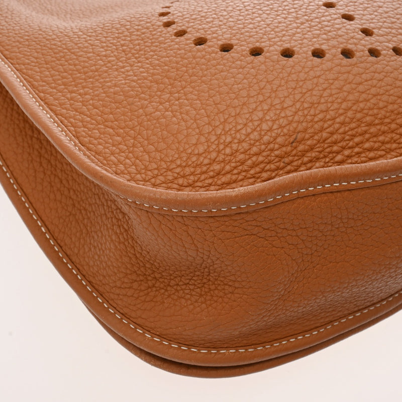 HERMES エルメス エブリン エヴリン3 PM ゴールド □L刻印(2008年頃) ユニセックス トリヨンクレマンス ショルダーバッグ ABランク 中古 銀蔵