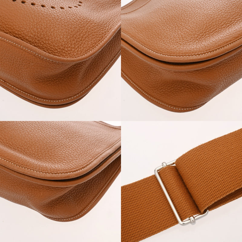 HERMES エルメス エブリン エヴリン3 PM ゴールド □L刻印(2008年頃) ユニセックス トリヨンクレマンス ショルダーバッグ ABランク 中古 銀蔵