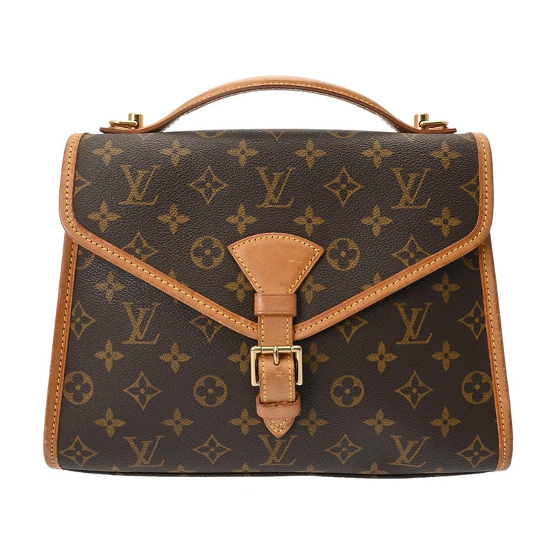 LOUIS VUITTON ルイヴィトン モノグラム ベルエア 2WAY ブラウン M51122 ユニセックス モノグラムキャンバス ハンドバッグ Bランク 中古 銀蔵