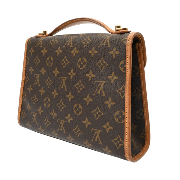 LOUIS VUITTON ルイヴィトン モノグラム ベルエア 2WAY ブラウン M51122 ユニセックス モノグラムキャンバス ハンドバッグ Bランク 中古 銀蔵