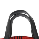 HERMES エルメス ポタモスカバス PM レッド/ブラック ユニセックス ヴォースイフト トワル トートバッグ Aランク 中古 銀蔵