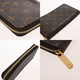 LOUIS VUITTON ルイヴィトン モノグラム ジッピーウォレット コクリコ M41896 ユニセックス モノグラムキャンバス 長財布 Aランク 中古 銀蔵