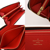 LOUIS VUITTON ルイヴィトン モノグラム ジッピーウォレット コクリコ M41896 ユニセックス モノグラムキャンバス 長財布 Aランク 中古 銀蔵