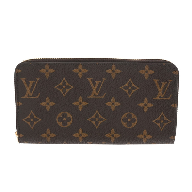 LOUIS VUITTON ルイヴィトン モノグラム ジッピーウォレット コクリコ M41896 ユニセックス モノグラムキャンバス 長財布 Aランク 中古 銀蔵