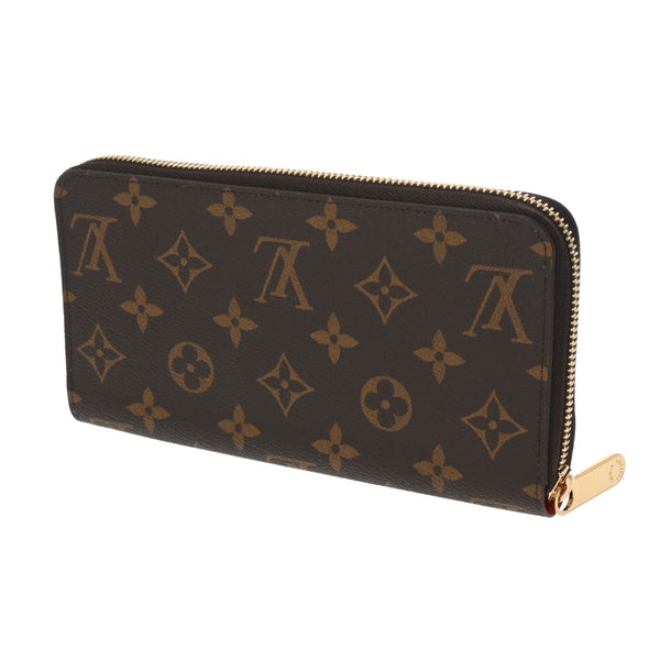 LOUIS VUITTON ルイヴィトン モノグラム ジッピーウォレット コクリコ M41896 ユニセックス モノグラムキャンバス 長財布 Aランク 中古 銀蔵