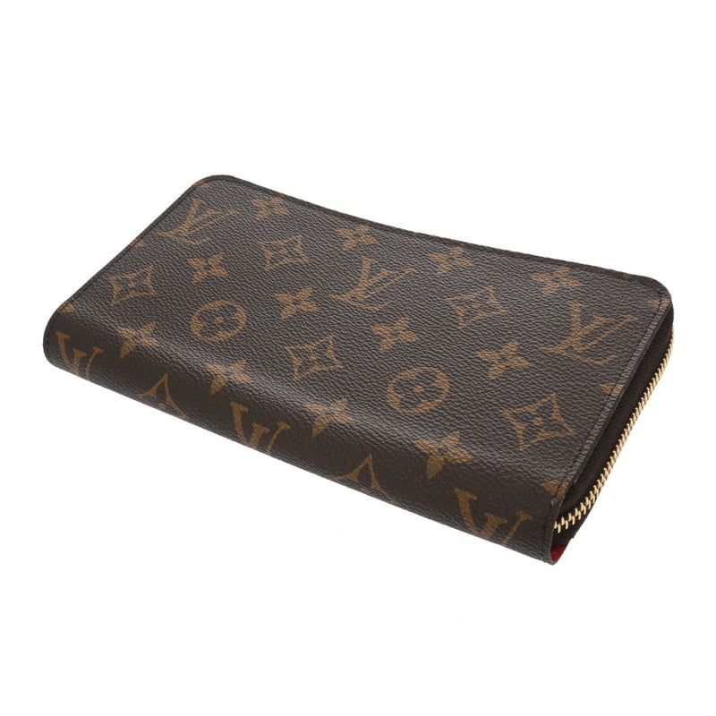 LOUIS VUITTON ルイヴィトン モノグラム ジッピーウォレット コクリコ M41896 ユニセックス モノグラムキャンバス 長財布 Aランク 中古 銀蔵