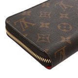 LOUIS VUITTON ルイヴィトン モノグラム ジッピーウォレット コクリコ M41896 ユニセックス モノグラムキャンバス 長財布 Aランク 中古 銀蔵