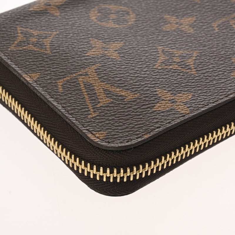 LOUIS VUITTON ルイヴィトン モノグラム ジッピーウォレット コクリコ M41896 ユニセックス モノグラムキャンバス 長財布 Aランク 中古 銀蔵