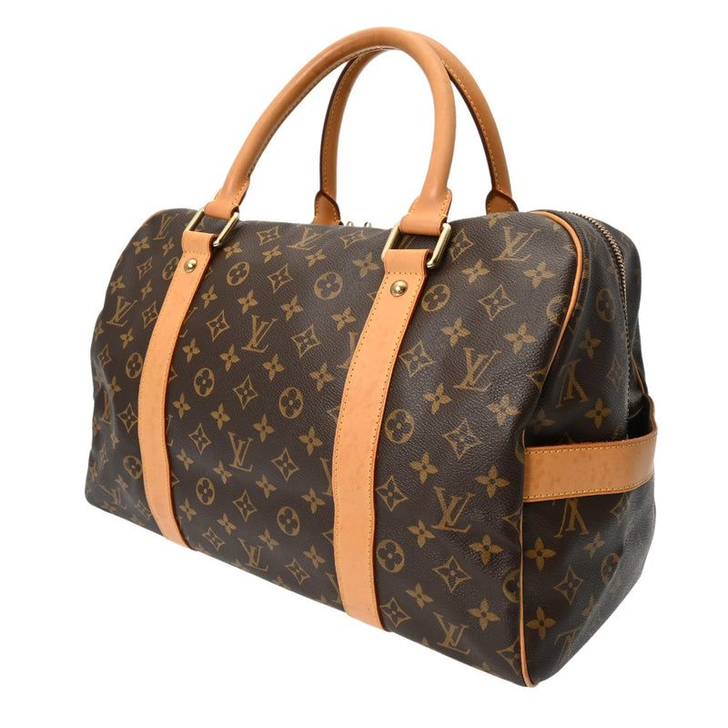 LOUIS VUITTON ルイヴィトン モノグラム キャリーオール ブラウン M40074 レディース モノグラムキャンバス ボストンバッグ Bランク 中古 銀蔵