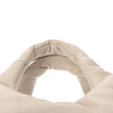 PRADA プラダ パテッド MINIトートバッグ 2WAY ホワイト 1BA359 レディース レザー ハンドバッグ Aランク 中古 銀蔵