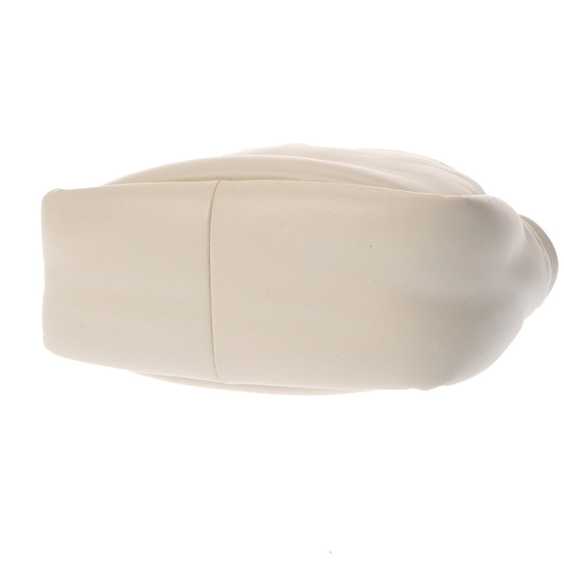 PRADA プラダ パテッド MINIトートバッグ 2WAY ホワイト 1BA359 レディース レザー ハンドバッグ Aランク 中古 銀蔵