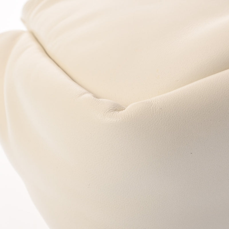 PRADA プラダ パテッド MINIトートバッグ 2WAY ホワイト 1BA359 レディース レザー ハンドバッグ Aランク 中古 銀蔵