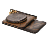 LOUIS VUITTON ルイヴィトン モノグラムリバース ジャイアントリバース ポシェットトリオ ブラウン/キャメル系 M68756 レディース モノグラムキャンバス ポーチ ABランク 中古 銀蔵