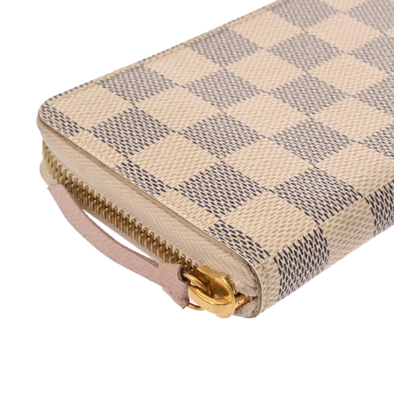 LOUIS VUITTON ルイヴィトン ダミエアズール ポルトフォイユ クレマンス ローズバレリーヌ N61264 レディース ダミエキャンバス 長財布 Bランク 中古 銀蔵