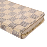 LOUIS VUITTON ルイヴィトン ダミエアズール ポルトフォイユ クレマンス ローズバレリーヌ N61264 レディース ダミエキャンバス 長財布 Bランク 中古 銀蔵