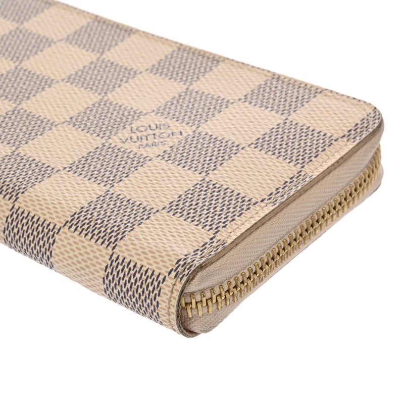 LOUIS VUITTON ルイヴィトン ダミエアズール ポルトフォイユ クレマンス ローズバレリーヌ N61264 レディース ダミエキャンバス 長財布 Bランク 中古 銀蔵