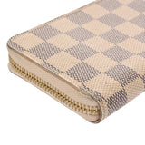 LOUIS VUITTON ルイヴィトン ダミエアズール ポルトフォイユ クレマンス ローズバレリーヌ N61264 レディース ダミエキャンバス 長財布 Bランク 中古 銀蔵