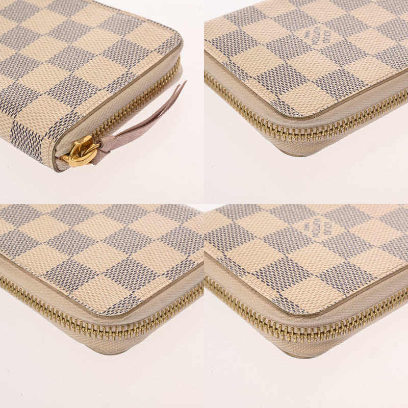 LOUIS VUITTON ルイヴィトン ダミエアズール ポルトフォイユ クレマンス ローズバレリーヌ N61264 レディース ダミエキャンバス 長財布 Bランク 中古 銀蔵