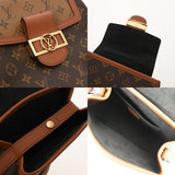 LOUIS VUITTON ルイヴィトン モノグラムリバース ドーフィーヌ バックパック ブラウン M45142 レディース モノグラムキャンバス リュック・デイパック Aランク 中古 銀蔵