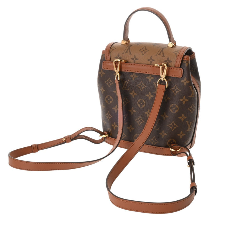 LOUIS VUITTON ルイヴィトン モノグラムリバース ドーフィーヌ バックパック ブラウン M45142 レディース モノグラムキャンバス リュック・デイパック Aランク 中古 銀蔵