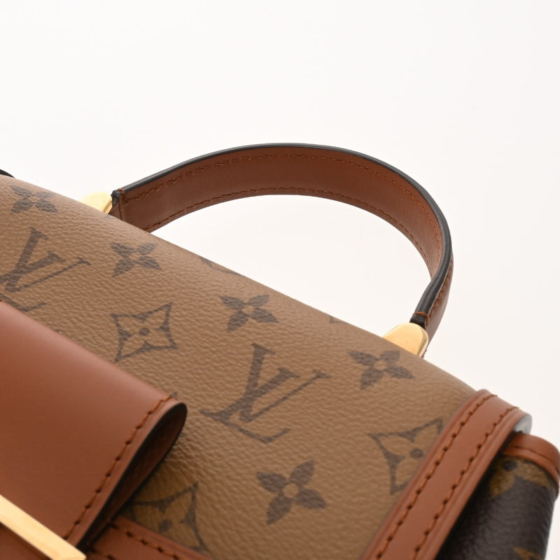 LOUIS VUITTON ルイヴィトン モノグラムリバース ドーフィーヌ バックパック ブラウン M45142 レディース モノグラムキャンバス リュック・デイパック Aランク 中古 銀蔵