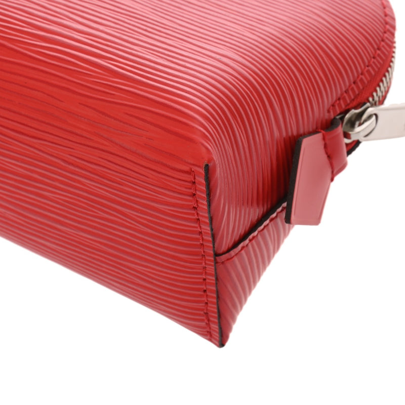 LOUIS VUITTON ルイヴィトン エピ ポシェットコスメティック コクリコ M41114 ユニセックス レザー ポーチ Aランク 中古 銀蔵