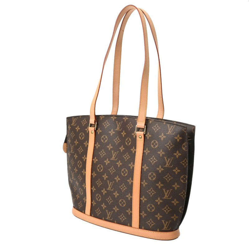 LOUIS VUITTON ルイヴィトン モノグラム バビロン ブラウン M51102 レディース モノグラムキャンバス トートバッグ ABランク 中古 銀蔵