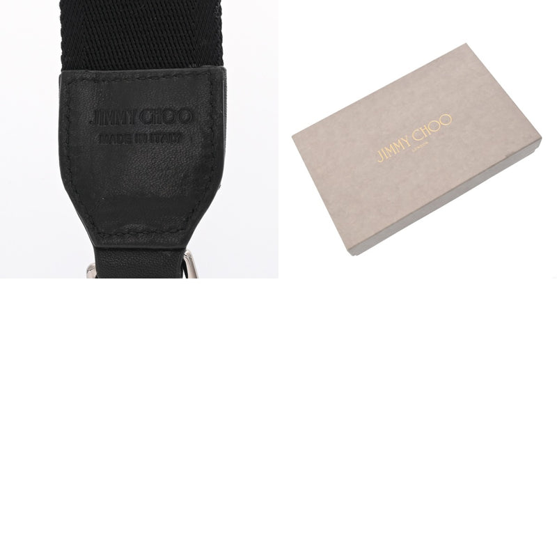 JIMMY CHOO ジミーチュウ スター スタッズ ブラック イタリア ユニセックス レザー クラッチバッグ ABランク 中古 銀蔵