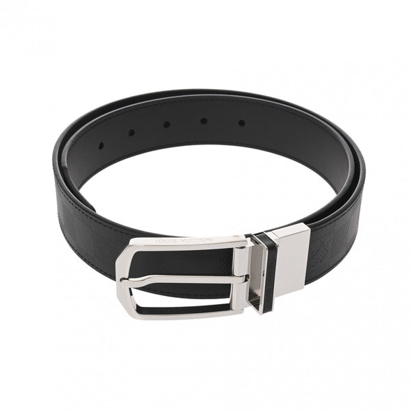 LOUIS VUITTON ルイヴィトン ベルト スレンダー 35MM リバーシブル ノワール M8204V メンズ レザー ベルト Aランク 中古 銀蔵