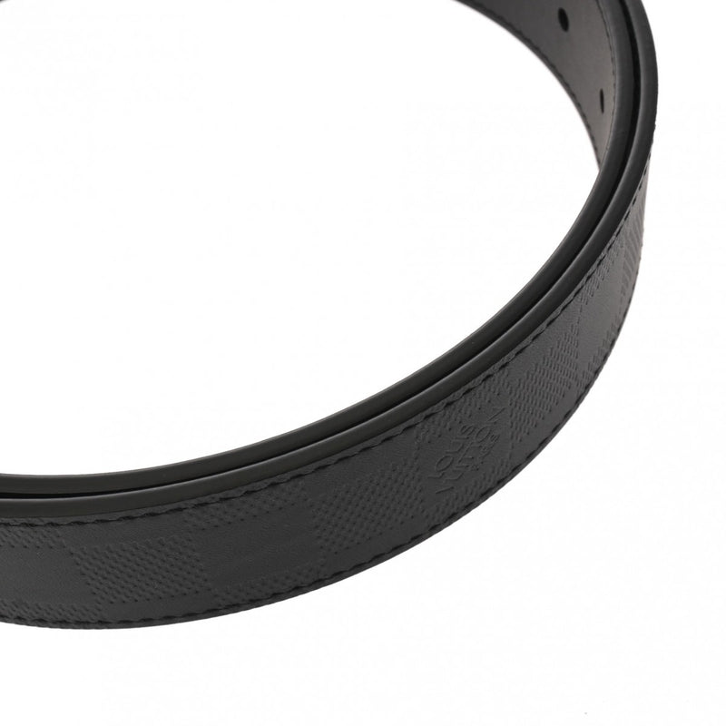 LOUIS VUITTON ルイヴィトン ベルト スレンダー 35MM リバーシブル ノワール M8204V メンズ レザー ベルト Aランク 中古 銀蔵