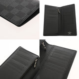 LOUIS VUITTON ルイヴィトン ダミエグラフィット 3D ポルトフォイユブラザ NM ブラック/グレー N60436 メンズ ダミエキャンバス 長財布 Aランク 中古 銀蔵