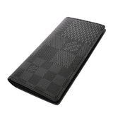 LOUIS VUITTON ルイヴィトン ダミエグラフィット 3D ポルトフォイユブラザ NM ブラック/グレー N60436 メンズ ダミエキャンバス 長財布 Aランク 中古 銀蔵
