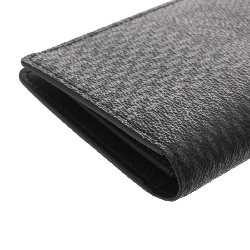 LOUIS VUITTON ルイヴィトン ダミエグラフィット 3D ポルトフォイユブラザ NM ブラック/グレー N60436 メンズ ダミエキャンバス 長財布 Aランク 中古 銀蔵