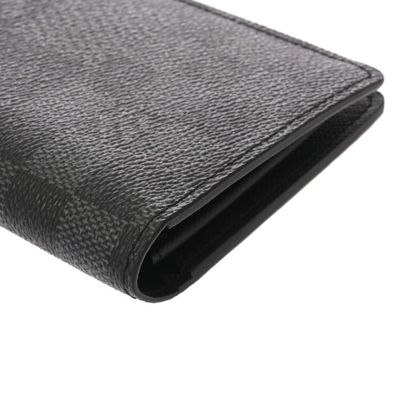 LOUIS VUITTON ルイヴィトン ダミエグラフィット 3D ポルトフォイユブラザ NM ブラック/グレー N60436 メンズ ダミエキャンバス 長財布 Aランク 中古 銀蔵