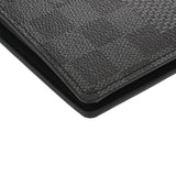 LOUIS VUITTON ルイヴィトン ダミエグラフィット 3D ポルトフォイユブラザ NM ブラック/グレー N60436 メンズ ダミエキャンバス 長財布 Aランク 中古 銀蔵