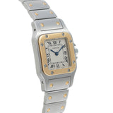 カルティエ サントスガルベ SM アンティーク W20056D6 アイボリー レディース 腕時計 クォーツ 中古 銀蔵