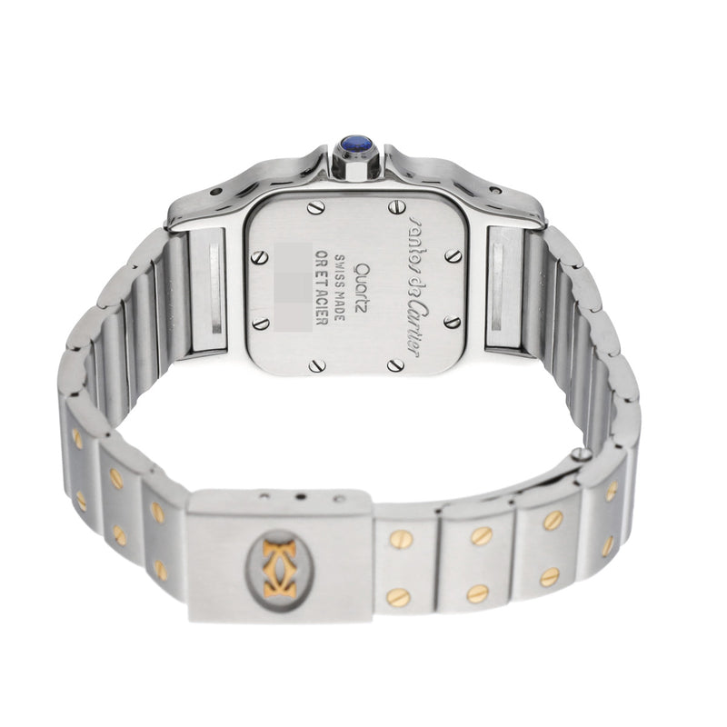 カルティエ サントスガルベ SM アンティーク W20056D6 アイボリー レディース 腕時計 クォーツ 中古 銀蔵