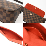 LOUIS VUITTON ルイヴィトン ダミエ レコレータ ブラウン N51229 レディース ダミエキャンバス ハンドバッグ Aランク 中古 銀蔵