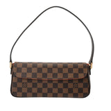 LOUIS VUITTON ルイヴィトン ダミエ レコレータ ブラウン N51229 レディース ダミエキャンバス ハンドバッグ Aランク 中古 銀蔵