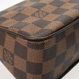 LOUIS VUITTON ルイヴィトン ダミエ レコレータ ブラウン N51229 レディース ダミエキャンバス ハンドバッグ Aランク 中古 銀蔵