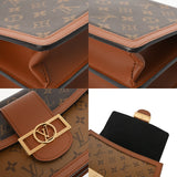 LOUIS VUITTON ルイヴィトン モノグラムリバース ドーフィーヌ MM 旧型 ブラウン M45958 レディース モノグラムキャンバス ショルダーバッグ Aランク 中古 銀蔵