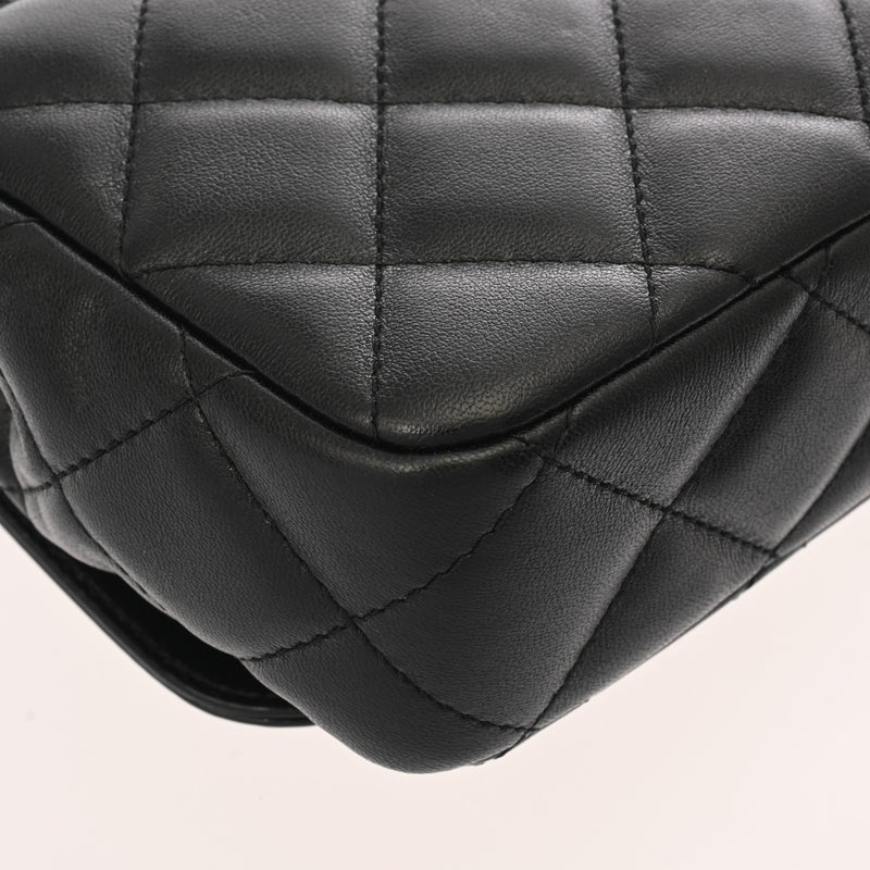 CHANEL シャネル マトラッセ チェーンショルダー 25cm ブラック AS5049
