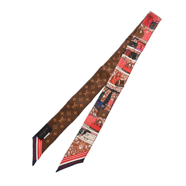 LOUIS VUITTON ルイヴィトン モノグラム バンドー BB プリヴェ M76111 レディース シルク100％ スカーフ Aランク 中古 銀蔵