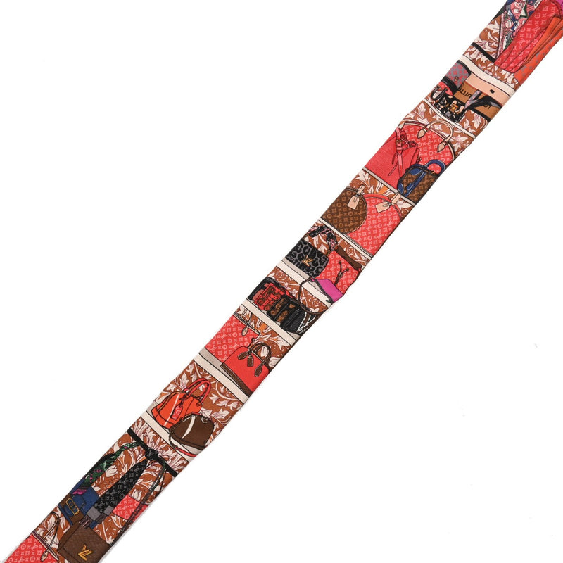 LOUIS VUITTON ルイヴィトン モノグラム バンドー BB プリヴェ M76111 レディース シルク100％ スカーフ Aランク 中古 銀蔵