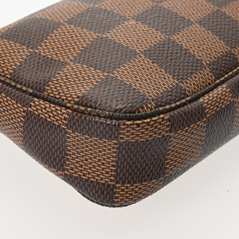 LOUIS VUITTON ルイヴィトン ダミエ ミニ ポシェット アクセソワール ブラウン N58009 レディース ダミエキャンバス アクセサリーポーチ ABランク 中古 銀蔵