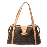 LOUIS VUITTON ルイヴィトン モノグラム ストレーザー PM ブラウン M51186 レディース モノグラムキャンバス ショルダーバッグ Aランク 中古 銀蔵
