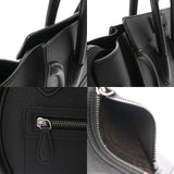 CELINE セリーヌ ラゲージ マイクロショッパー ブラック 167793 レディース ドラムカーフ ハンドバッグ ABランク 中古 銀蔵