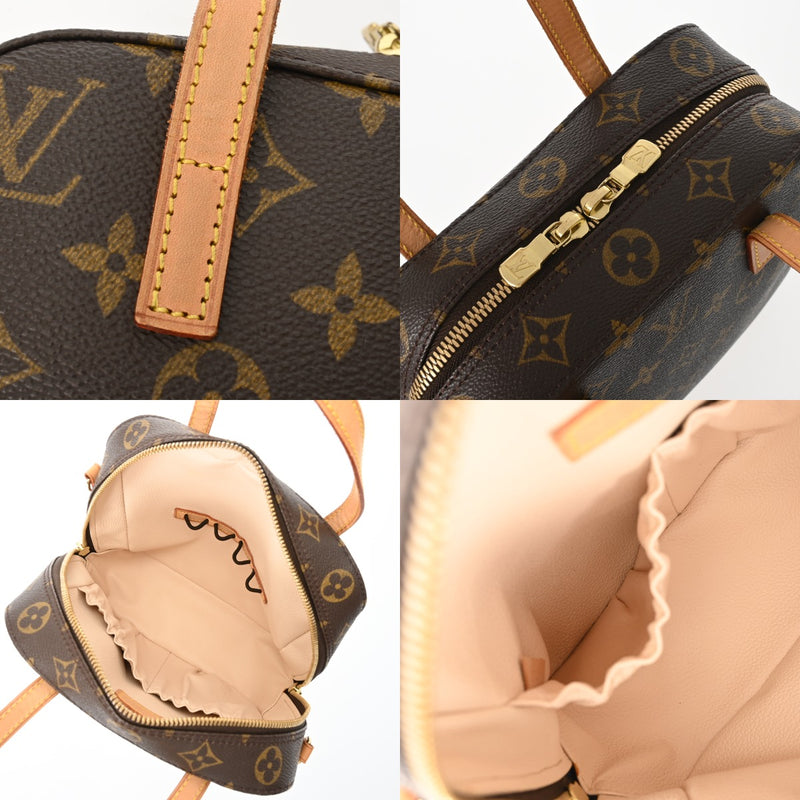 LOUIS VUITTON ルイヴィトン モノグラム スポンティーニ 2WAY ブラウン M47500 レディース モノグラムキャンバス ハンドバッグ ABランク 中古 銀蔵